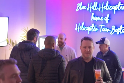 Helicopter Tour Boston Corporate Event hosting