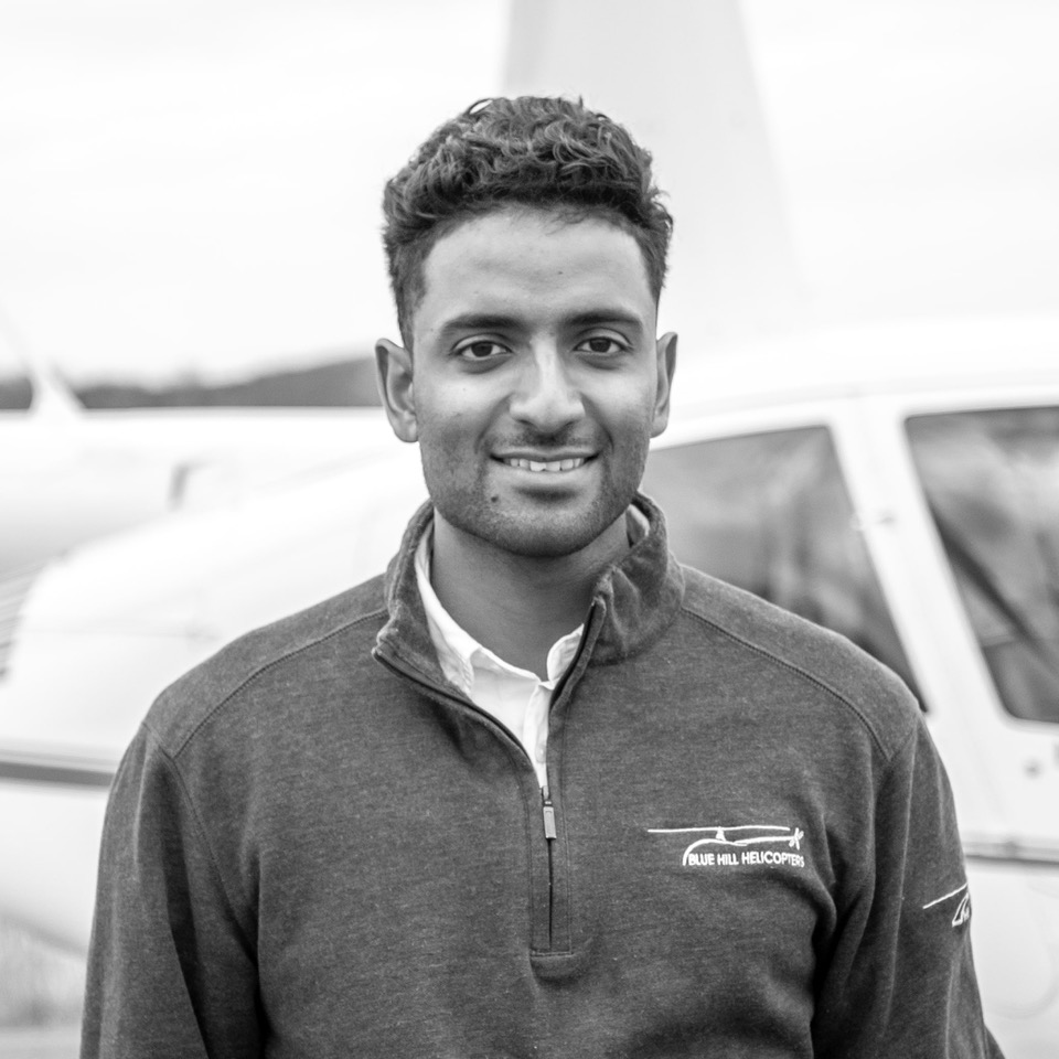 Headshot of Chief Pilot Braveen Mahendran